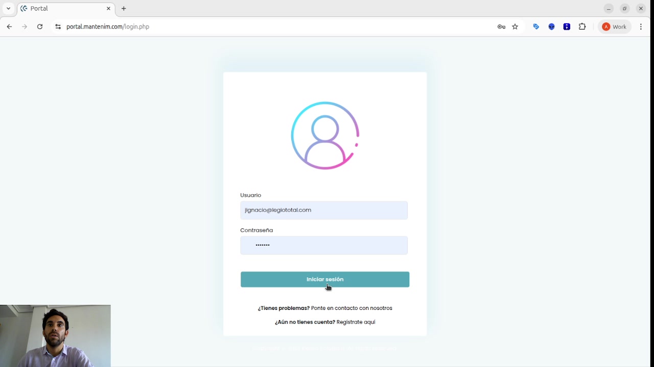 Vista inicial de la empresa
demo